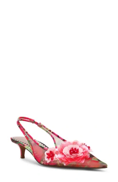BETSEY JOHNSON BETSEY JOHNSON AUDREE POINTED TOE SLINGBACK PUMP