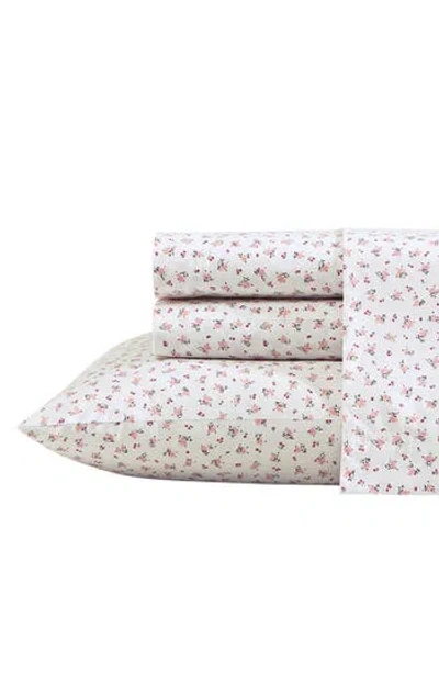 BETSEY JOHNSON BETSEY JOHNSON BABY BUDS 200 THREAD COUNT COTTON PERCALE SHEET SET