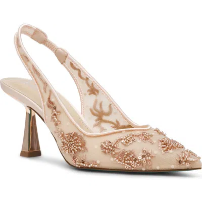 BETSEY JOHNSON BETSEY JOHNSON NIKKI POINTED TOE SLINGBACK PUMP