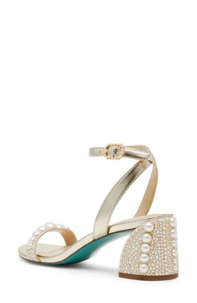 BETSEY JOHNSON BETSEY JOHNSON TINA ANKLE STRAP SANDAL