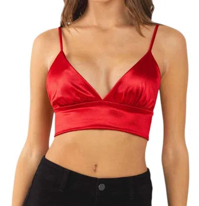 BETTER BE NEVER MISS A BEAT TOP IN RED