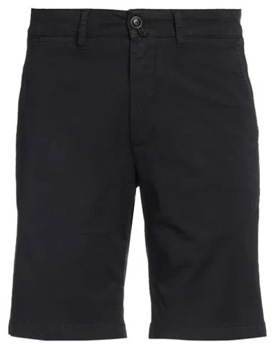 BETWOIN BETWOIN MAN SHORTS & BERMUDA SHORTS MIDNIGHT BLUE SIZE 32 COTTON, ELASTANE
