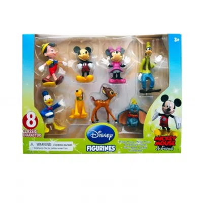 BEVERLY HILLS TEDDY BEAR COMPANY DISNEY- 8 PACK: CLASSIC CHARACTERS - MICKY MOUSE- MINNIE MOUSE- DONALD DUCK- GOOFY- PLUTO- BAMBI- DU