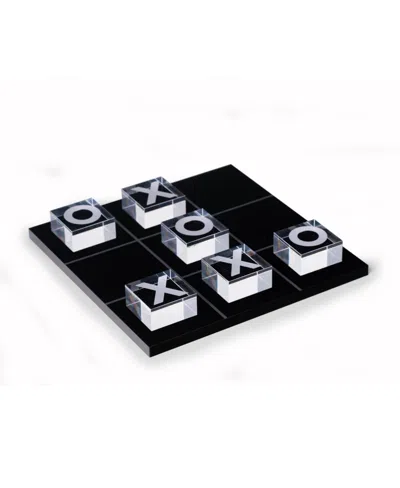 BEY-BERK ACRYLIC TIC TAC TOE SET 8" X 8"