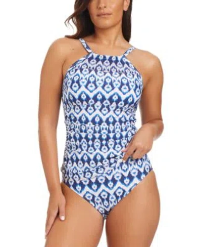BEYOND CONTROL FINE IKAT TANKINI TOP MATCHING BOTTOM