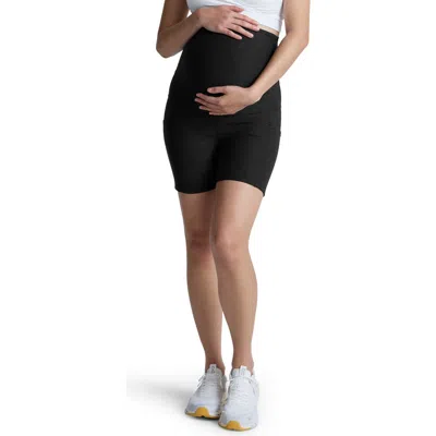 BEYOND YOGA BEYOND YOGA KEEP PACE MATERNITY POCKET BIKE SHORTS