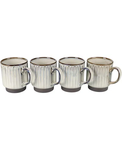 BIA COLONNADE SET OF FOUR MUGS, 16 OZ
