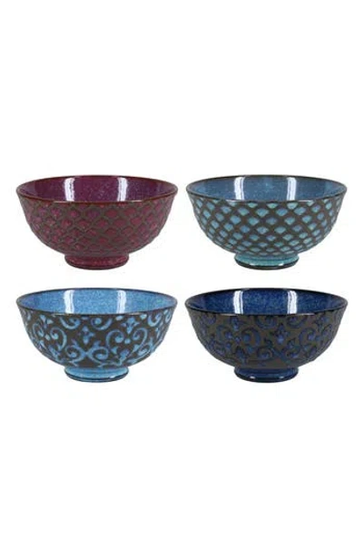 BIA CORDON BLEU BIA CORDON BLEU SET OF 4 ASSORTED CERAMIC BOWLS