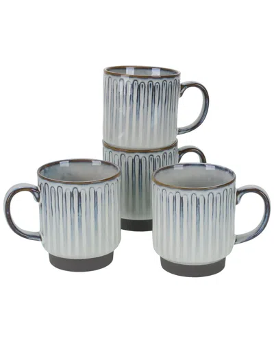 BIA CORDON BLEU BIA CORDON BLEU SET OF 4 COLONNADE MUGS