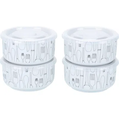 BIA CORDON BLEU BIA CORDON BLEU SET OF 4 SMALL STORAGE BOWLS WITH LIDS