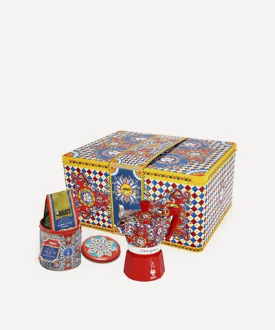 BIALETTI BIALETTI X DOLCE AND GABBANA SICILIAN CART 3 CUP MOKA EXPRESS SET