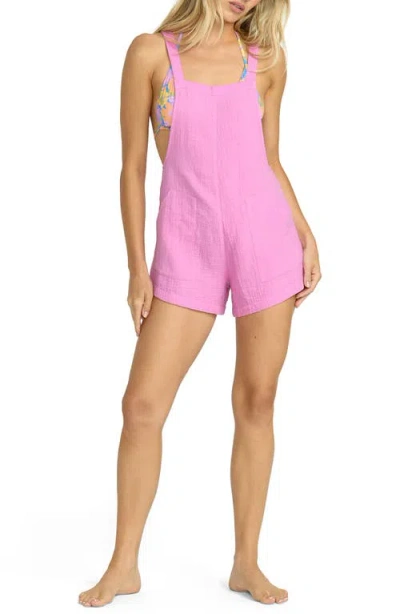 BILLABONG BILLABONG BEACH CRUSH COTTON GAUZE COVER-UP ROMPER