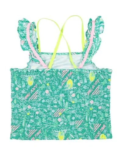 BILLIEBLUSH BILLIEBLUSH TODDLER GIRL TOP GREEN SIZE 6 POLYESTER