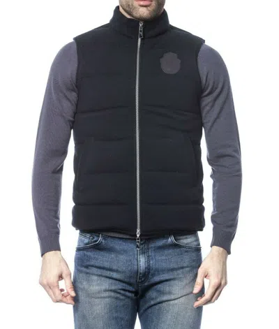 BILLIONAIRE COUTURE BILLIONAIRE COUTURE MEN'S VEST GILET BLACK 100% CACHEMIRE SIZE: L