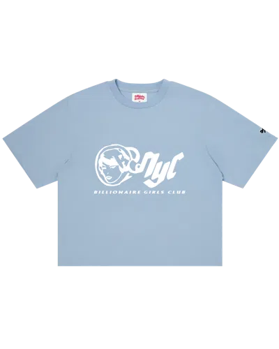 BILLIONAIRE GIRLS CLUB WOMENS NYC OG LOGO CROPPED TEE
