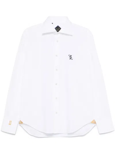 BILLIONAIRE LOGO-EMBROIDERED SHIRT