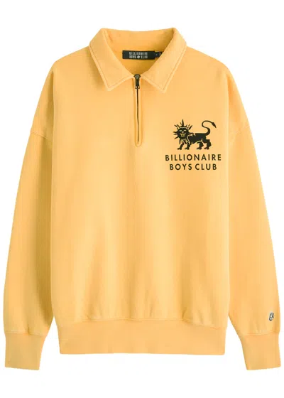 BILLIONAIRE BOYS CLUB BILLIONAIRE BOYS CLUB LION COTTON QUARTER-ZIP SWEATSHIRT