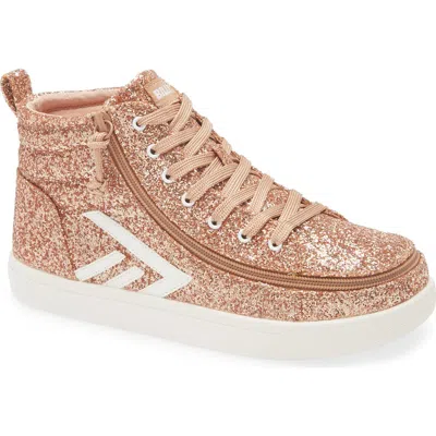 BILLY FOOTWEAR BILLY FOOTWEAR KIDS' BILLY CLASSIC GLITTER HIGH TOP SNEAKER