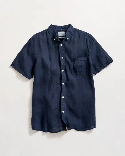 BILLY REID SHORT SLEEVE LINEN TUSCUMBIA SHIRT BUTTON DOWN