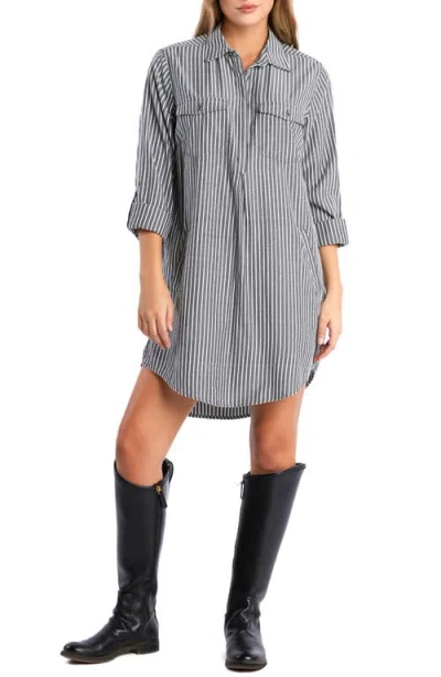 BILLY T BILLY T JENIFER LINEN BLEND SHIRTDRESS