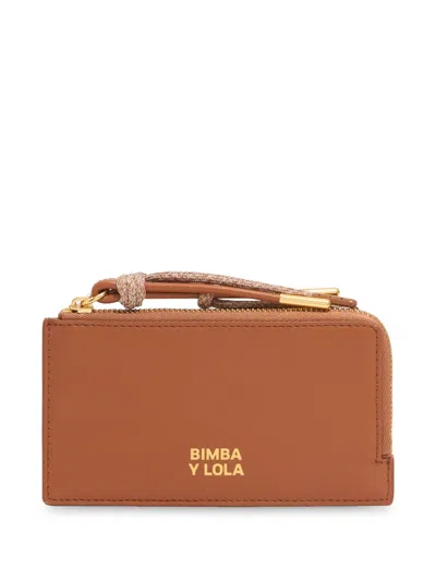 BIMBA Y LOLA LOGO-STAMP WALLET