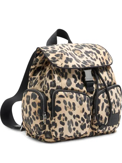 BIMBA Y LOLA MEDIUM LEOPARD-PRINT BACKPACK