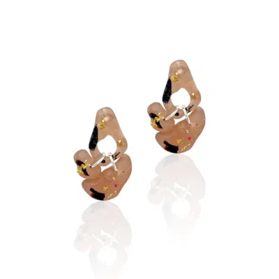 BIO-TRIMMINGS WOMEN'S BROWN ARBER EARRINGS MOCHA