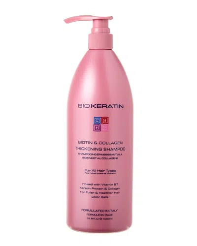 BIOKERATIN BIOKERATIN UNISEX 33.8OZ BIOTIN & COLLAGEN THICKENING SHAMPOO