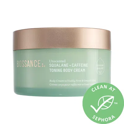 BIOSSANCE SQUALANE + CAFFEINE TONING BODY CREAM 6 OZ / 200 ML