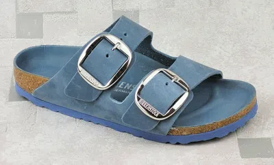 BIRKENSTOCK BIRKENSTOCK ARIZONA BIG BUCKLE DUSTY BLUE 1022325 BLAU FETTLEDER SCHMALE WEITE