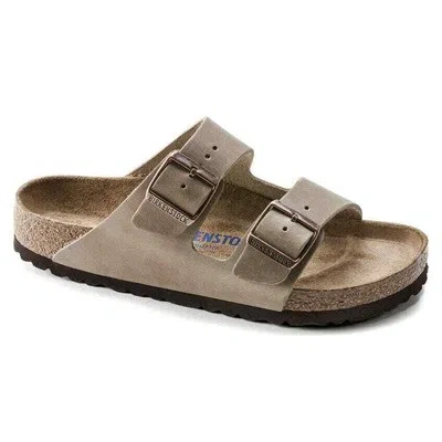 BIRKENSTOCK BIRKENSTOCK ARIZONA OILED LEATHER SOFT FOOTBED SANDAL (TABACCO BROWN, SIZE 43