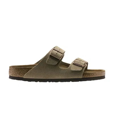 BIRKENSTOCK BIRKENSTOCK ARIZONA SOFT FOOTBED NARROW 'TAUPE' | GREY | MEN'S SIZE 35