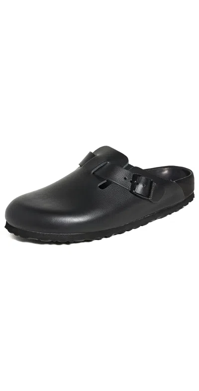 BIRKENSTOCK BOSTON EXQUISITE CLOGS BLACK