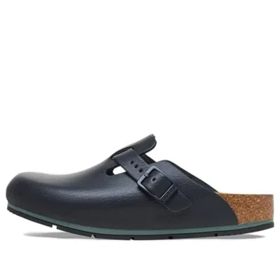 BIRKENSTOCK Birkenstock Boston Pro Natural Leather Sandals 'black'