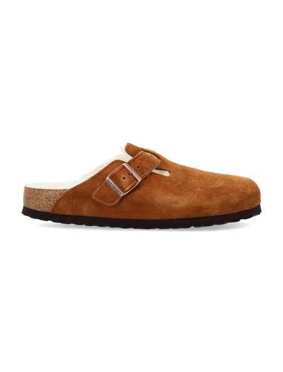 BIRKENSTOCK BIRKENSTOCK BOSTON SHEARLING SANDALS