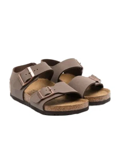 BIRKENSTOCK BUCKLE-FASTENING OPEN-TOE SANDALS