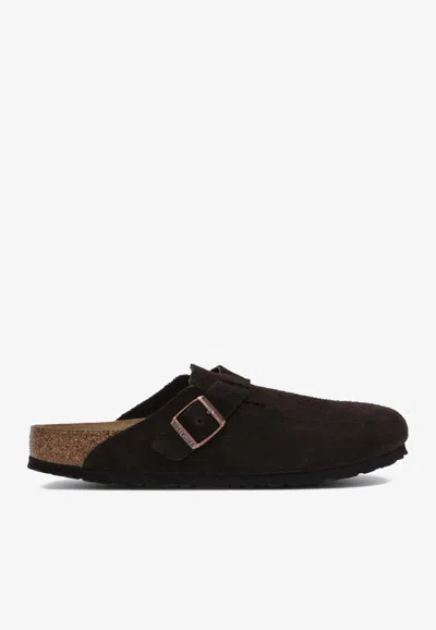 BIRKENSTOCK CIABATTA BOSTON SUEDE MULES