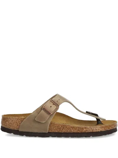 BIRKENSTOCK GIZEH BUCKLE-DETAIL SANDALS