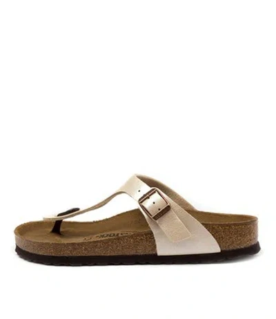 BIRKENSTOCK BIRKENSTOCK GIZEH GRACEFUL PEARL WHT GREACEFUL PEARL WHITE WOMENS SHOES