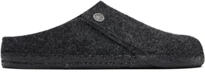 BIRKENSTOCK GRAY NARROW ZERMATT SLIPPERS