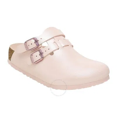 BIRKENSTOCK BIRKENSTOCK KIDS GRACEFUL LIGHT ROSE KAY BIRKO-FLOR CLOGS