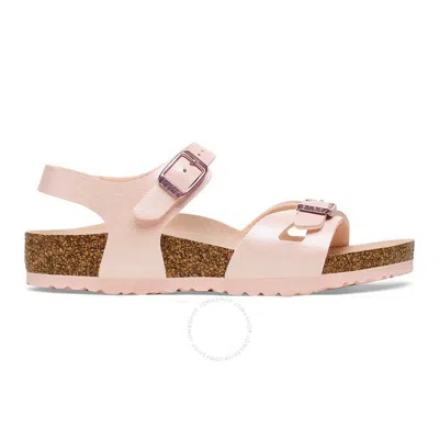 BIRKENSTOCK BIRKENSTOCK KIDS GRACEFUL LIGHT ROSE RIO BIRKO-FLOR SANDALS