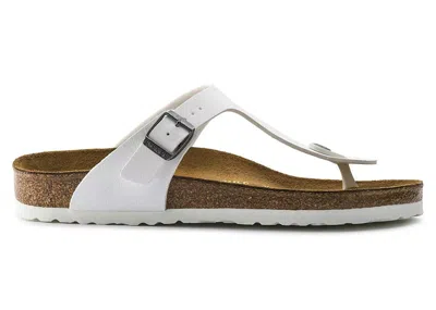 BIRKENSTOCK MEN'S BIRKENSTOCK GIZEH BIRKOFLOR SNEAKERS IN WHITE