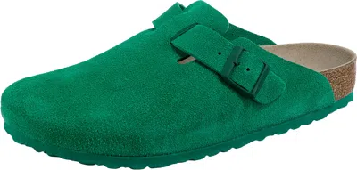 BIRKENSTOCK NEU BIRKENSTOCK BOSTON VELOURSLEDER PANTOLETTEN NORMAL 21638589 FÜR HERREN