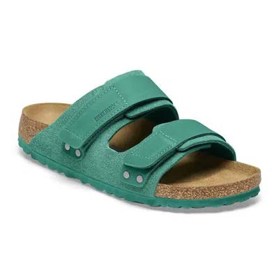 BIRKENSTOCK UJI SANDAL IN DIGITAL GREEN