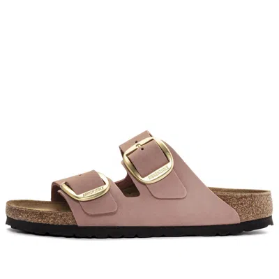 BIRKENSTOCK (WMNS) Birkenstock Arizona Big Buckle Nubuck Leather Narrow Fit Sandals 'Old Rose'