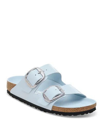 BIRKENSTOCK WOMEN'S ARIZONA HIGH SHINE BIG BUCKLE SLIDE SANDALS