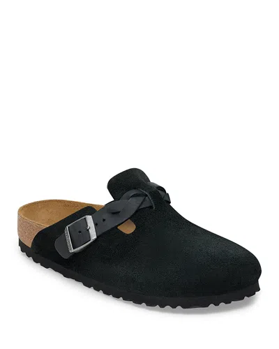 BIRKENSTOCK WOMEN'S BOSTON BRAID BUCKLE CLOGS