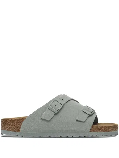 BIRKENSTOCK ZÜRICH DOUBLE-BUCKLE SLIDE SANDALS