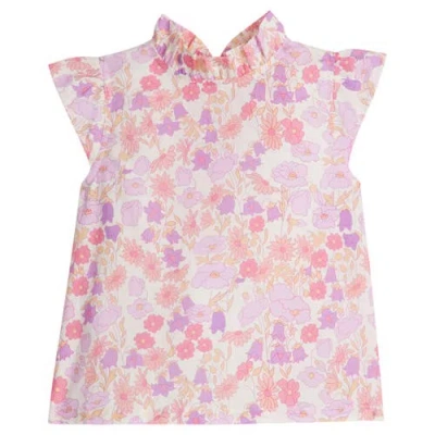 BISBY BISBY KIDS' FLORAL TINSLEY TOP